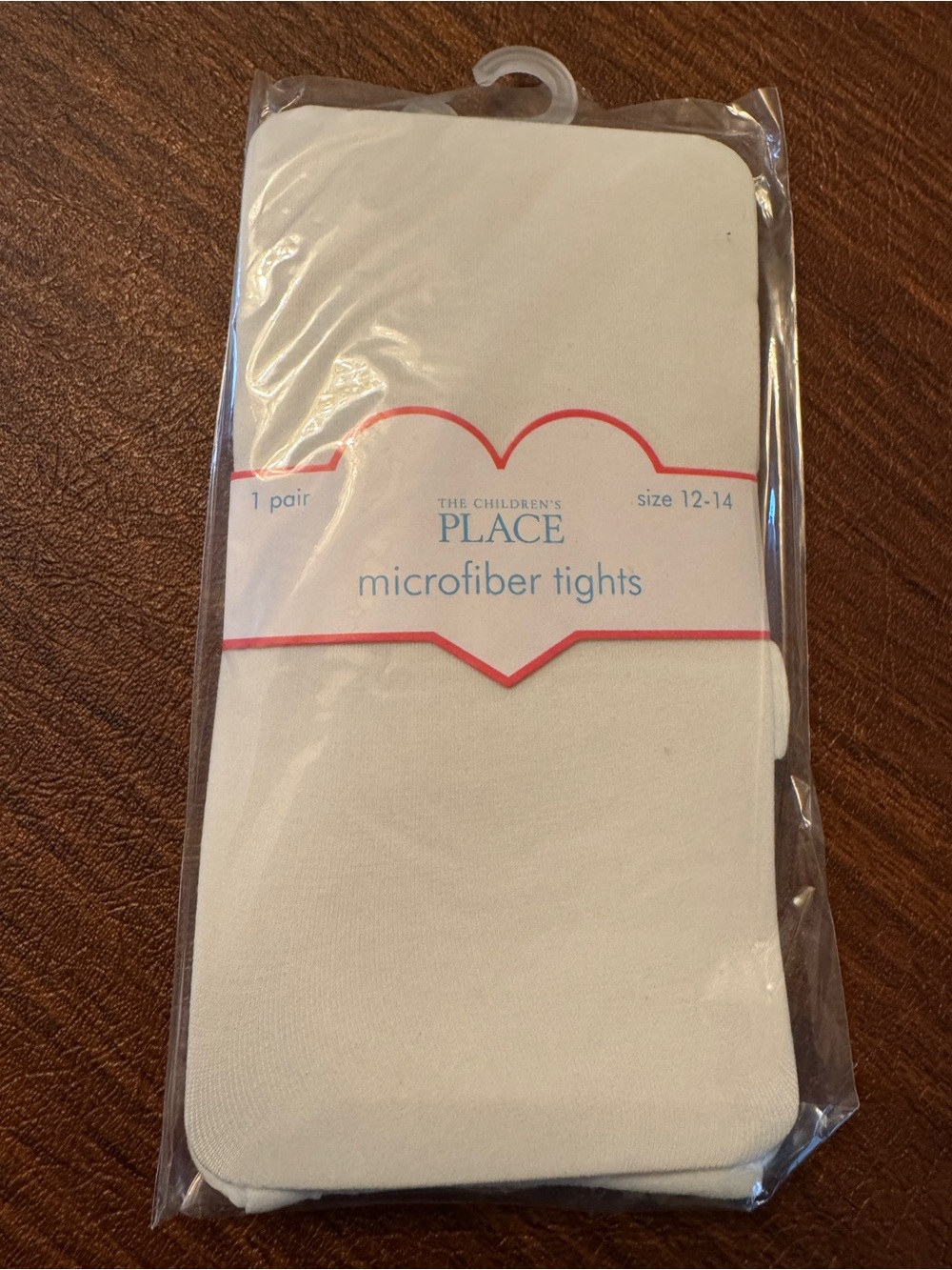 New girls The Children's Place White Microfiber Tights - girls Size 12-14